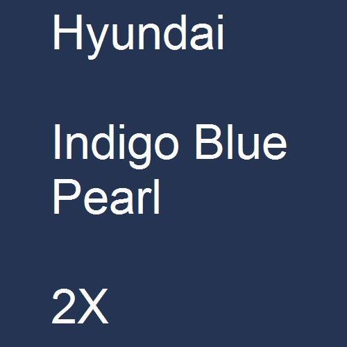 Hyundai, Indigo Blue Pearl, 2X.